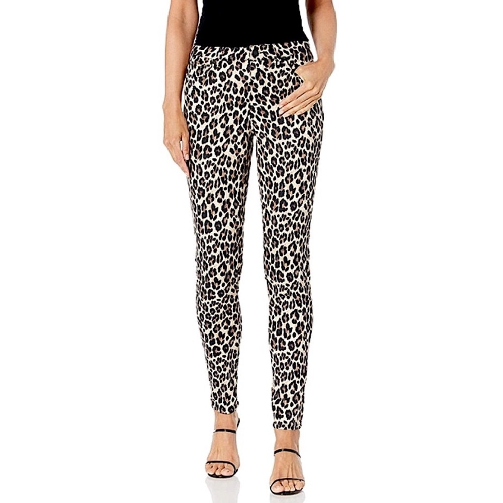 Vince Camuto Leopard Skinny Jeans